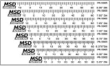 MSD Ignition 8985 Timing Tapes F/Harm Balnc