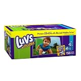 Luvs Diapers, Size 4, Value Pack, 156 Diapers