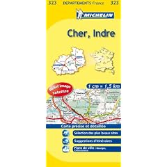 Cher, Indre : 1/150 000