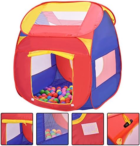 Toy Portable Game Tent Playhut Balls W/100 Baby Kid Play House Indoor Outdoor