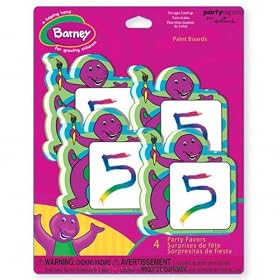 Click here to buy Barney - Party Supplies - Water Paint Boards by Barney.