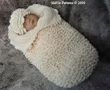 Ruffled Cocoon Papoose Baby Crochet Pattern 127 USA