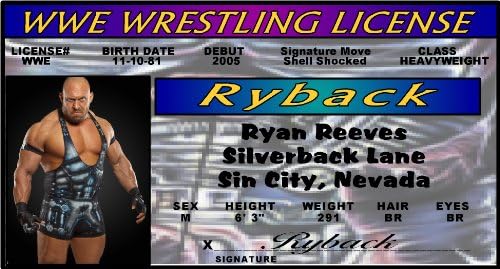 Ryback - WWE - Collector Card