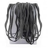 (Price/BG)Can Rubber Bands,7x1/8,Fits 13Qt.-32 Gallon,50 Count,Black