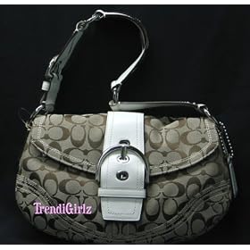 AUTHENTIC COACH SOHO SIGNATURE FLAP 10603