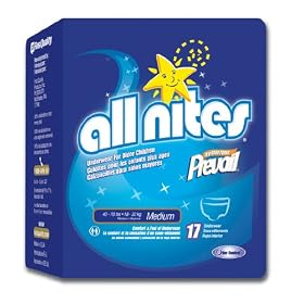 Prevail Adult Underwear, ALL NITES for OLDER CHILDREN. Disc, now SLEEP OVERS, ASIN B003G6C66Q
