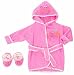 Koala Baby Robe and Booties Set - Octopus