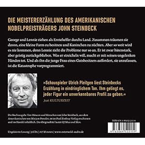 Von Mäusen und Menschen (Ungekürzte Lesung): 3 CDs