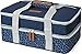 Arctic Zone 2007IL15284B Expandable Thermal Insulated Food Carrier, Navy