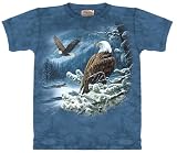 The Mountain Spirit of the Wind Eagle Snow Short Sleeve Adult Tee T-shirt