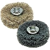Dremel 511E EZ Lock Coarse Grit and Medium Grit Finishing Abrasive Buffs, 2-Pack