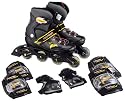 Hornet 36339 - Junior Skate Set mit Protektoren und Rucksack, Größe: 36 - 39