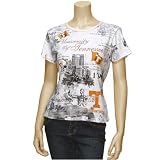 Tennessee Volunteers Ladies White Rhinestone T-shirt