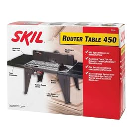 SKIL RAS450 450-Square-Inch Aluminum Top Benchtop Router Table with Extensions