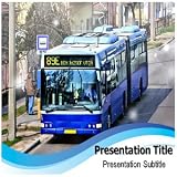 Public bus PowerPoint Template - Public bus PowerPoint (PPT) Backgrounds Templates