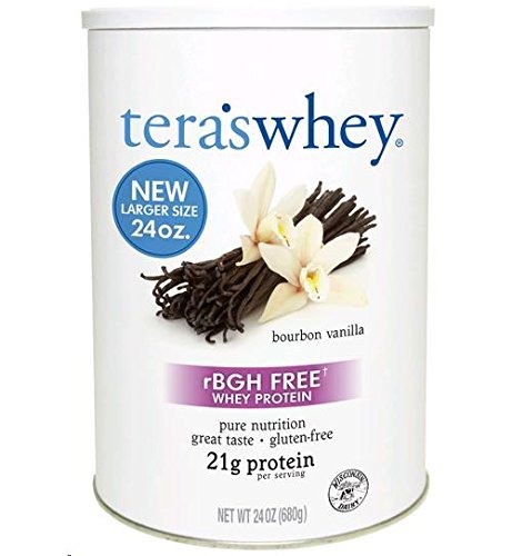 Tera's Whey Protein - rBGH Free - Bourbon Vanilla - 24 oz (Pack of 2) Tera's Whey Protein - rBGH Free - Bourbon Vanilla - 24 oz (Pack of 2)