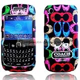 BLACKBERRY 8520/8530 CURVE C STYLE Black Mu CASE/COVER