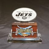 New York Jets NFL Business Card Holder w/ Gift Box