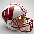 Wisconsin Badgers Full Size "Deluxe" Replica NCAA Helmet