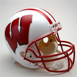 Wisconsin Badgers Full Size "Deluxe" Replica NCAA Helmet