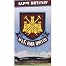 West Ham F.C.- Official Shield Birthday Card
