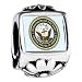 Soufeel Gold Plated Character Navy Seal Photo Flower European Beads Bracelets Fit for All Pandora/Tr