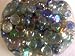 TBC Decorative Gems: Beautiful Assorted Mixed Color Gem Stones. 100% Glass Flat Stones. Beautiful Vase Fillers, Use in Floral Arrangements, Aquariums, Wet or Dry. Great for Eye Catching Centerpiece, Also Great with LED Lights. 16 Oz Bag. 16mm-18mm Flat Stones