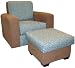 Angel Song Pixels Adult Mahattan Stationary Ottoman