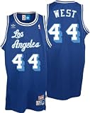 Jerry West Jersey: adidas Blue Throwback Swingman #44 Los Angeles Lakers Jersey - XX-Large