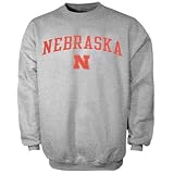 adidas Nebraska Cornhuskers Ash In Play Sweatshirt