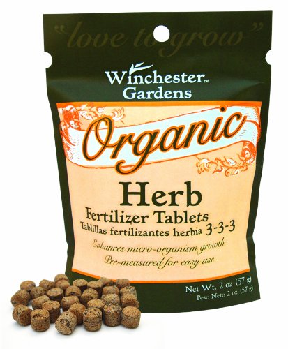 Winchester Gardens Organic Herb Fertilizer Tablets, 2-Ounce Package Winchester Gardens Organic Herb Fertilizer Tablets, 2-Ounce Package
