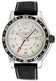 Longines Admiral GMT Dual Time Automatic Steel Mens Watch Date L3.668.4.76.2