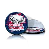 NFL Houston Texans Round Crystal Magnetized Paperweight