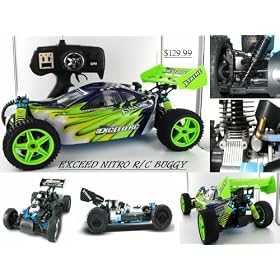 `A Nitro Gas Remote Control Rc Gas Buggy Car Truck`goes 50 + M.p.h.