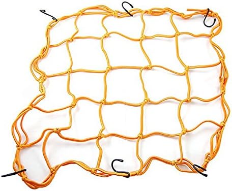 Motorcycle Parts 1PCS Cargo Helmet Web Bungee Cord Packing Net Yellow Fit for HYOSUNG GT250R GT650R 2006 2007 2008 (H-8/F-8)