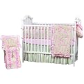 Abigail 4-pc. Crib Set - Pink/ Green
