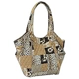 Studio Imports Safari Quilt Tote Handbag SAFARI BROWN