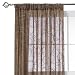 Home Overlapping Circles Window Sheer - Blue/ Brown