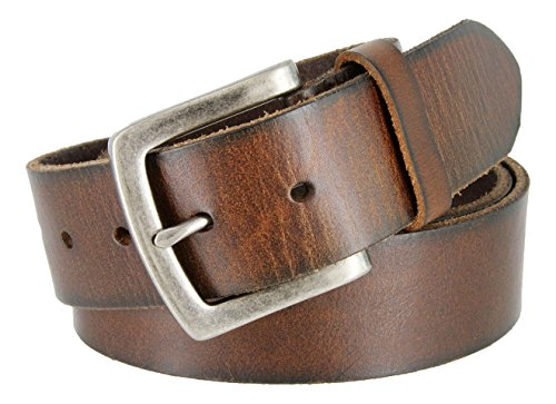 Classic Oil-tanned Genuine Leather Casual Jean Belt for Women