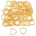 50 Gold Plated Triangle Jump Rings Bails Findings