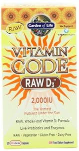 Garden Of Life Vitamin Code Raw D3 Capsules, 120 Count