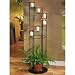 43-in Votive Candle Plant Stand with Melted Edge Battery Operated Realistic Flickering Votive Candles