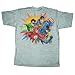 Search : DC Comics The Justice League Supreme Team Superman Batman Flash Men's Athletic Grey Heather T-shirt