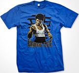 Bruce Lee Fist Mens T-shirt, Officially Licensed Bruce Lee Fighting Stance Design Men's Tee Shirt