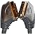 3 Metre High Quality Gold Metal Plug OFC Scart Cable / Lead by Cable Mountain