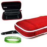 Garmin GPS Navigator NYLON RED accessory, protective hard-shell portable carrying case with carabiner clip for Garmin GPS Navigator nüvi 670 Garmin Nuvi 265WT Garmin Nuvi 880 Garmin Nuvi 265WT Garmin nuvi 285WT Garmin Nuvi 780 Garmin Nuvi 850 4.3-Inch+4.3 Widescreen Screen Protector+VG *LIVE*LAUGH*LOVE* Wrist Band