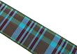 Water's Edge Green and Blue Plaid Craft, Holiday, Wedding Ribbon 2.5" x 60 Yards