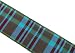 Water's Edge Green and Blue Plaid Craft, Holiday, Wedding Ribbon 2.5" x 60 Yards