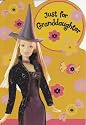 Halloween Card Barbie "Just for Granddaughter"
