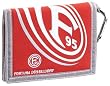 Fortuna D�sseldorf Geldbeutel mit Karabiner, rot-weiss